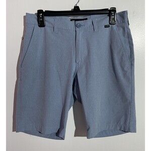 Travis Mathew Shorts Men 30 Beck Blue Golf Preppy Performance Wrinkle Resistant